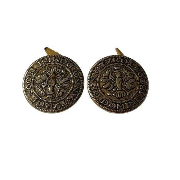 Domini Tyrol Austria Other - 1809 Year Domini Tyrol Austria Osterreich Military Buttons Custom Cufflinks VTG